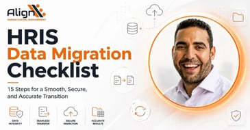 Maher El-Abdallah featured on an HRIS data migration checklist covering 15 secure transition steps